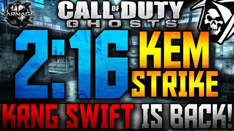 Cod Ghosts Fast 216 Kem Strike W Krng Swift On Sovereign