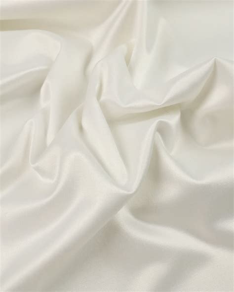 Satin Stretch Blanc Casse Mercerine