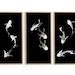 Night Swim Three Panel By Jess Engle Wall Art Etsy