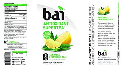 Bai Iced Tea Supertea Variety Pack Crafted With Black Tea And White