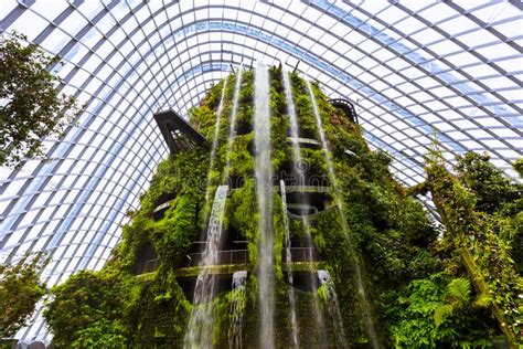 Cloud Forest Dome at Gardens by the Bay in Singapore Stock Photo ...