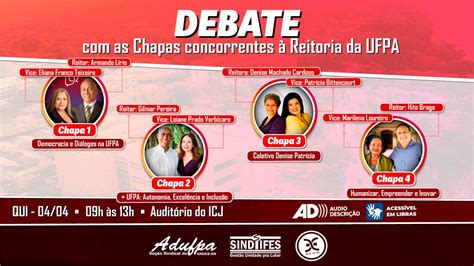 Debate Entre As Chapas Concorrentes À Reitoria Da Ufpa Youtube