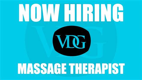 Now Hiring Massage Therapist Youtube