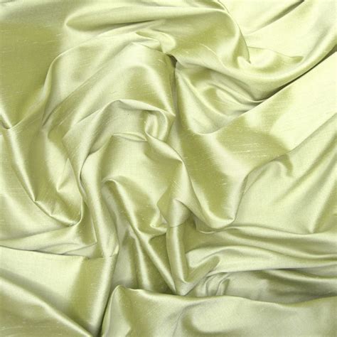 Shot Silk Dupioni Celery Sample Gala Fabrics