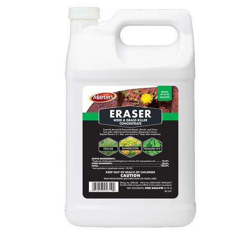 Martins Eraser Weed And Grass Killer Concentrate Kills Weeds And