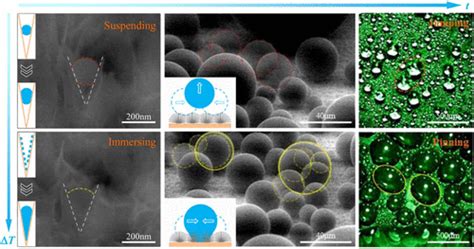 Wetting Transition Of Condensed Droplets On Nanostructured