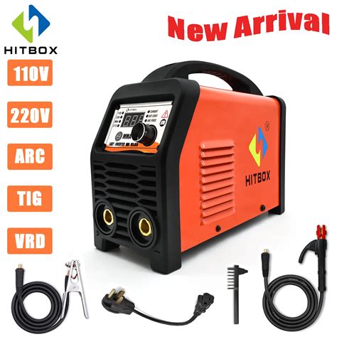 Hitbox Arc Welder 110v 220v Mma Tig Semi Automatic Welding Machine 2 In