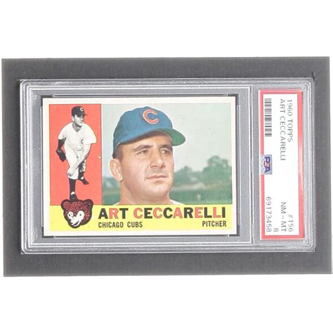 Art Ceccarelli Topps Psa Pristine Auction