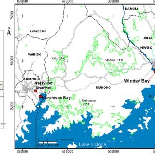 Map Showing The Location Of The Study Area Inset Is Map Of Uganda