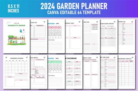 Garden Planner Canva Kdp Graphic By Lavlu Creative Zone Creative