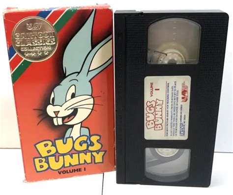 Bugs Bunny 4 Classiques De Dessins Animés Préférés Vhs 1989 Eur 1