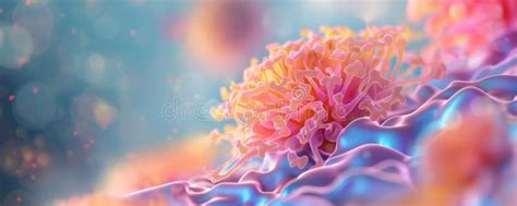 Digital Illustration of Intestinal Polyps and Their Removal Stock Image ...