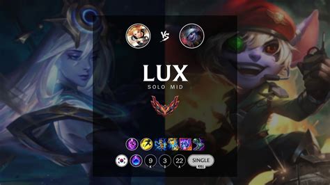 Lux Mid Vs Tristana KR Grandmaster Patch 12 15 YouTube