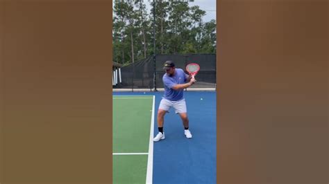 The One Handed Backhand Technique Youtube