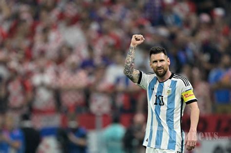 Selebarasi Ala Lionel Messi Di Semifinal Piala Dunia 2022 Foto 15