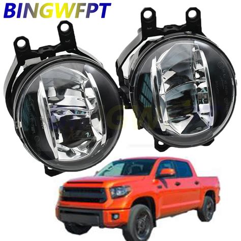 Fog Light Assembly For Toyota Tundra 2014 2016 Car H11 Front Bumper Fog