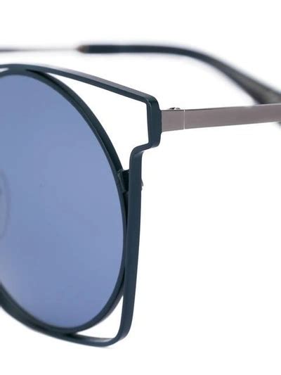 Yohji Yamamoto Round Frame Sunglasses Modesens