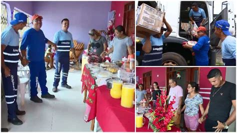 Fam Lia Prepara Caf Da Manh E Doa Alimentos Em Agradecimento A Garis