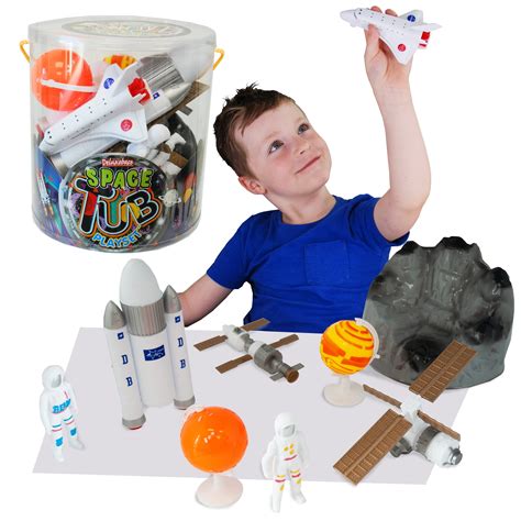 Tub Playsets - Space from Deluxebase. Space Toys Set for Kids. Space ...