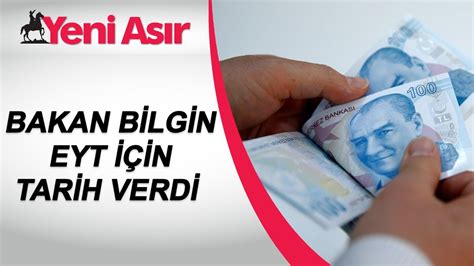 Milyonlarca kişi merakla bekliyor Bakan Bilgin EYT için tarih verdi