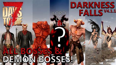 Spoilers Darkness Falls Mod All Df V Bosses To Demon Bosses