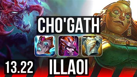 Cho Vs Illaoi Top 21m Mastery 7 Solo Kills 500 Games