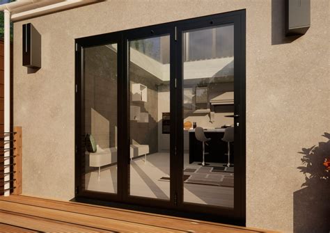 Aluminium Bifold Door Mm Anthracite Grey Left