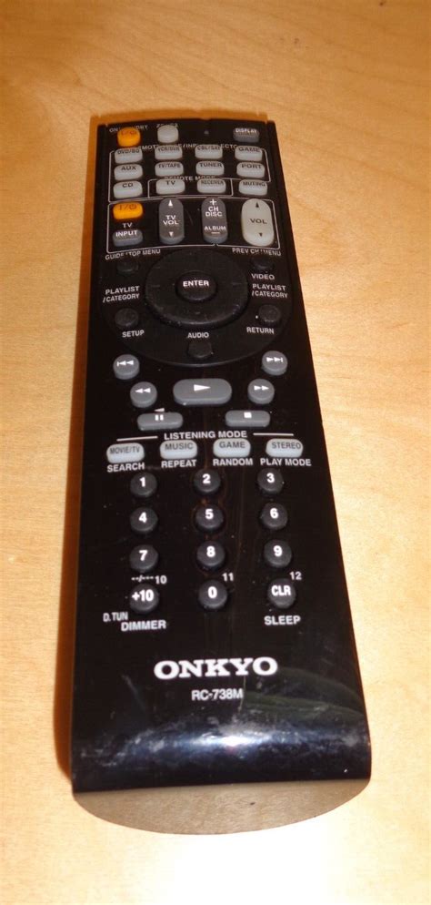 Genuine Onkyo RC 738M Receiver Remote Control Authentic OEM FREE