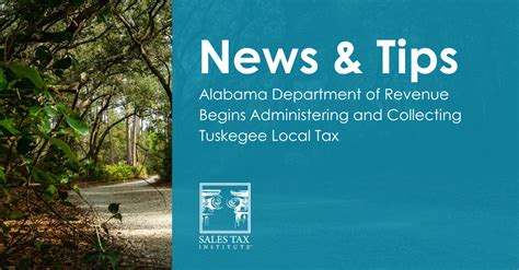 Alabama Department Of Revenue Begins Administering And Collecting