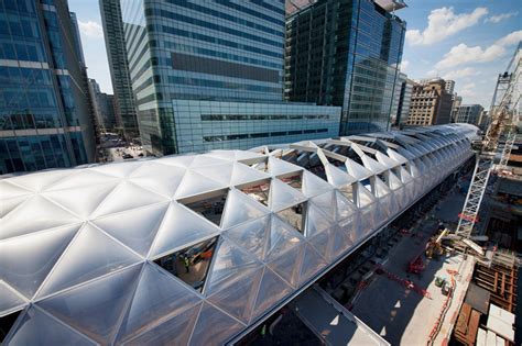 Latticed Roof Complete At Foster Partners Crossrail Station