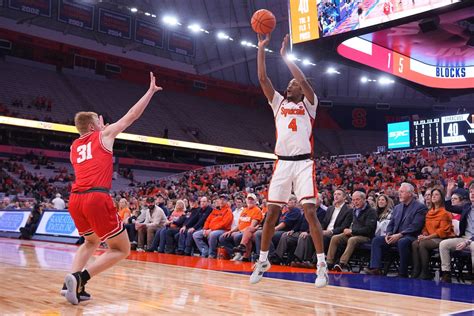 Syracuse Men’s Basketball Finalizes In State Matchup Against Cornell Troy Nunes Is An Absolute