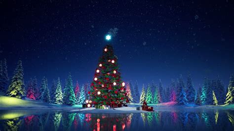 Relaxing Christmas Scene Calming Retro Music | Christmas live wallpaper ...