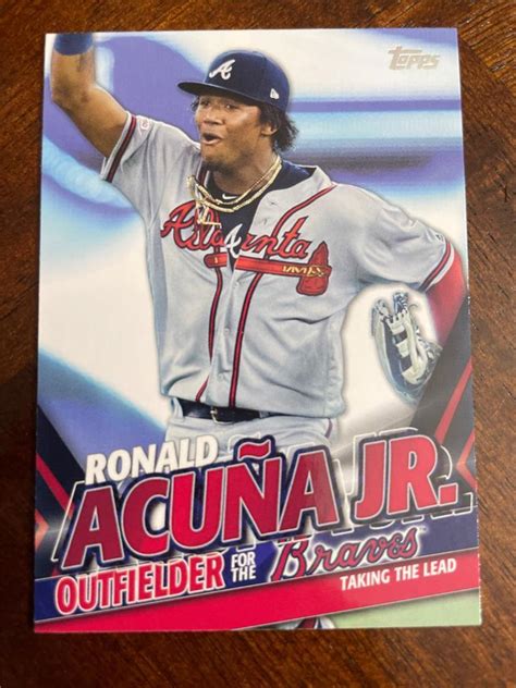 RONALD ACUNA JR 2020 Topps Update Ronald Acuna Jr Highlights