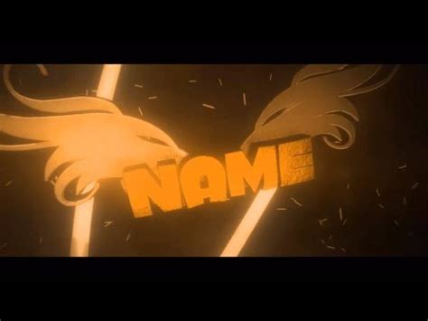 Awesome Orange Intro Template Panzoid FPS60 YouTube