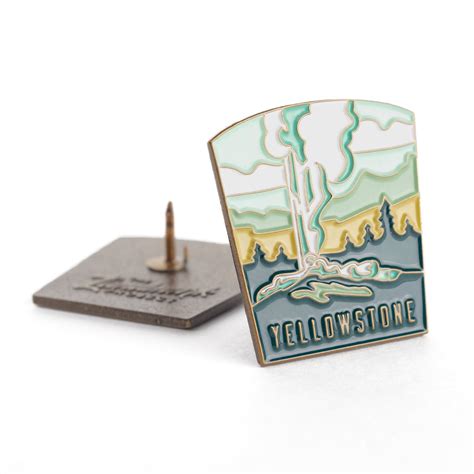 Yellowstone National Park Enamel Pin The Landmark Project