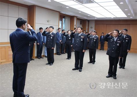 강원소방본부 ‘소방경 임용장 수여