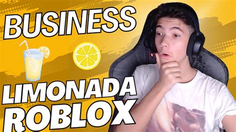 Noua Mea Afacere De Limonada Pe Roblox Youtube