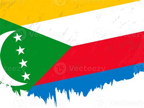 Grunge Style Flag Of Comoros 42541650 PNG