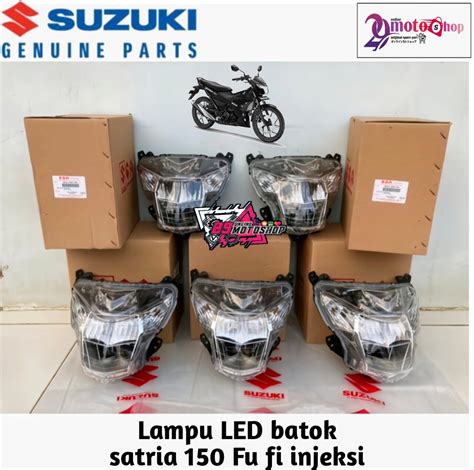 Reflektor Headlamp Assy Lampu Led Batok Satria Fu Fi Injeksi Headlight