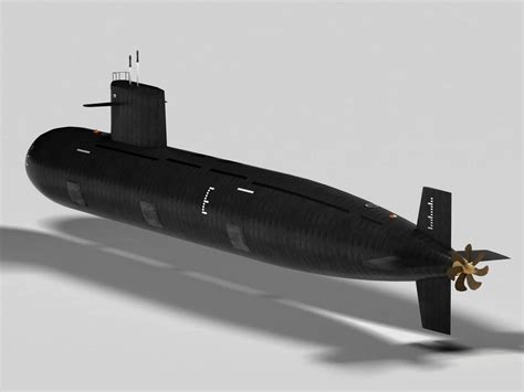 Type 093 Shang Class Submarine - 3D Model by FiniasK