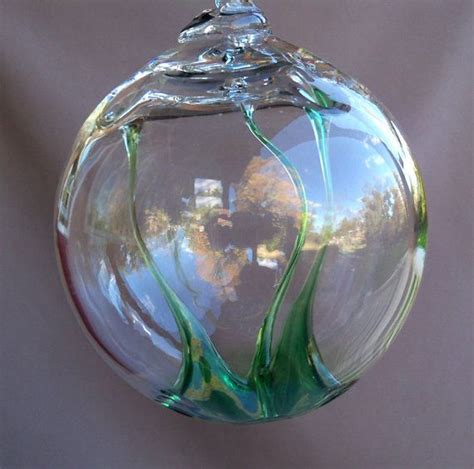 Hand Blown Glass Orbs Hand Blown Art Glass Witch Ballsuncatcher Witches Ballsorbs Glass