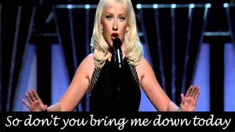 Beautiful ~ Christina Aguilera Live ~ On Screen Lyrics Youtube