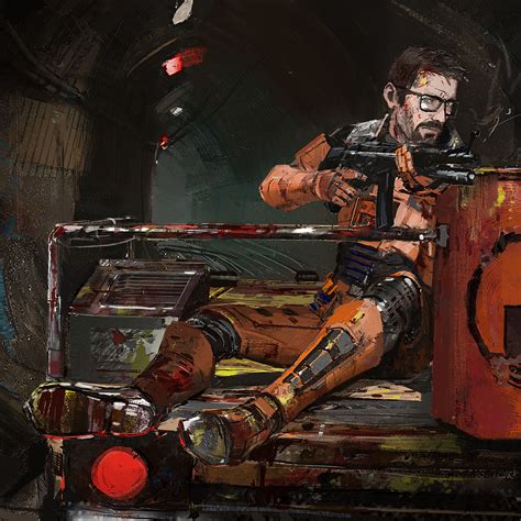 Gordon Freeman Game Art Phoebe Herring Half Life Colette Green Игры картинки