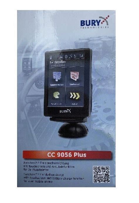 Bury CC9056 PLUS Bluetooth Freisprecheinrichtung Mit Touchscreen