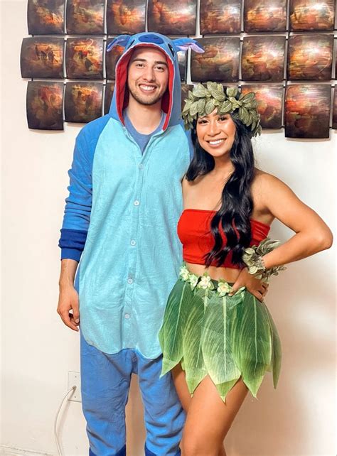 Lilo & Stitch Couples Costume ️ | Cute couple halloween costumes ...