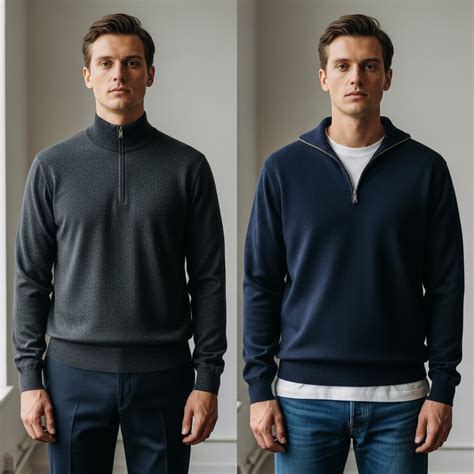 40 Quarter Zip Outfits For Men Just Mens Stuff