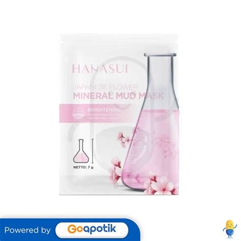 HANASUI MINERAL MUD MASK JAPANESE FLOWER 7 GRAM SACHET Kegunaan Efek