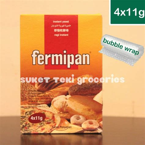 Jual Fermipan Ragi Instan Sachet Isi 4 X 11gr Instant Yeast Kotak