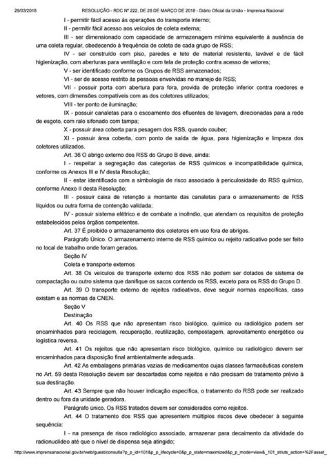 Rdc 222 De 28 De Março De 2018