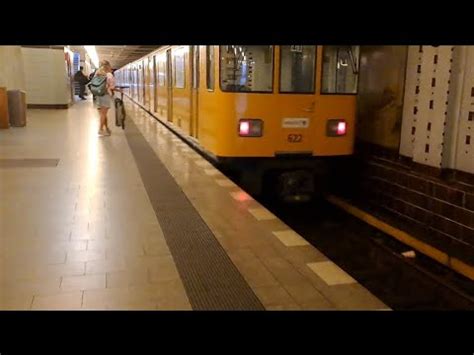 Berliner U Bahn U3 A3L92 Mitfahrt Von Breitenbach Platz Bis Ferberliner